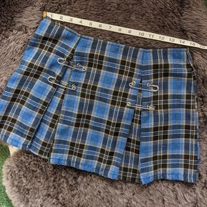 Lip Service pleated plaid skirt